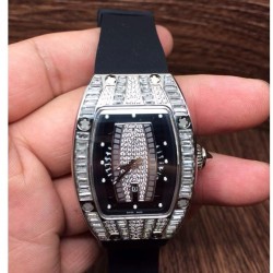 Replica Richard Mille RM007 Lady Stainless Steel Diamonds Dial M6T51
