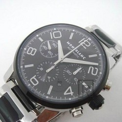 Replica Montblanc Timewalker Chronograph Stainless Steel Black Dial Swiss 7750